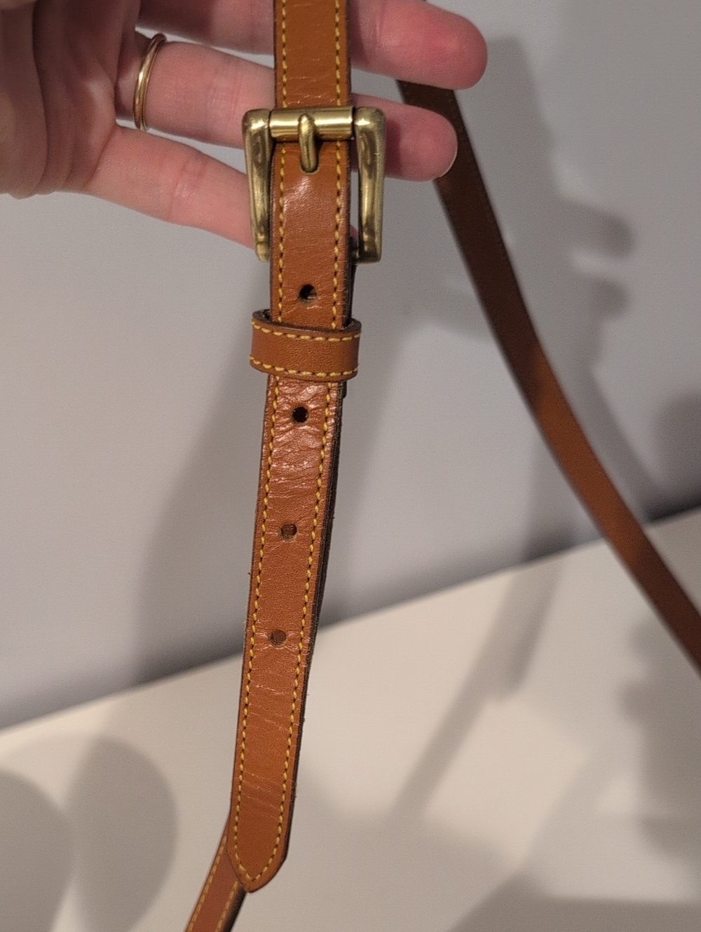Vintage Dooney & Bourke Brown Leather Crossbody - Picture 15 of 15